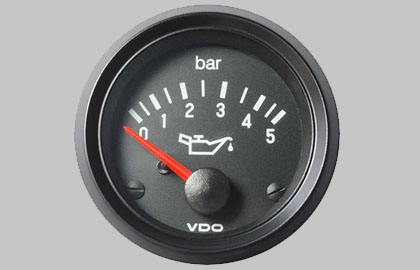 Engine oil pressure 5Bar